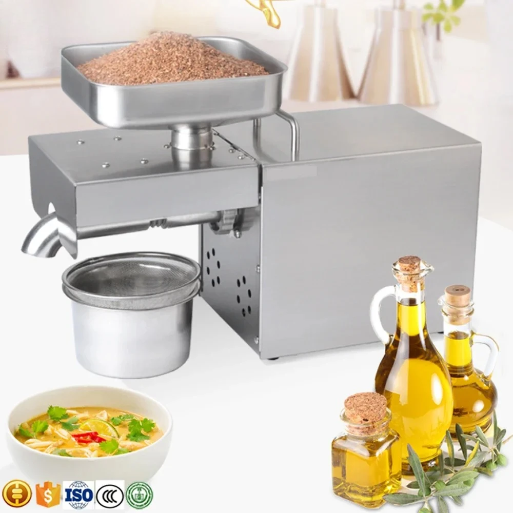 

Home use intelligent automatic small oil press / oil presser small home cold mini oil press machine