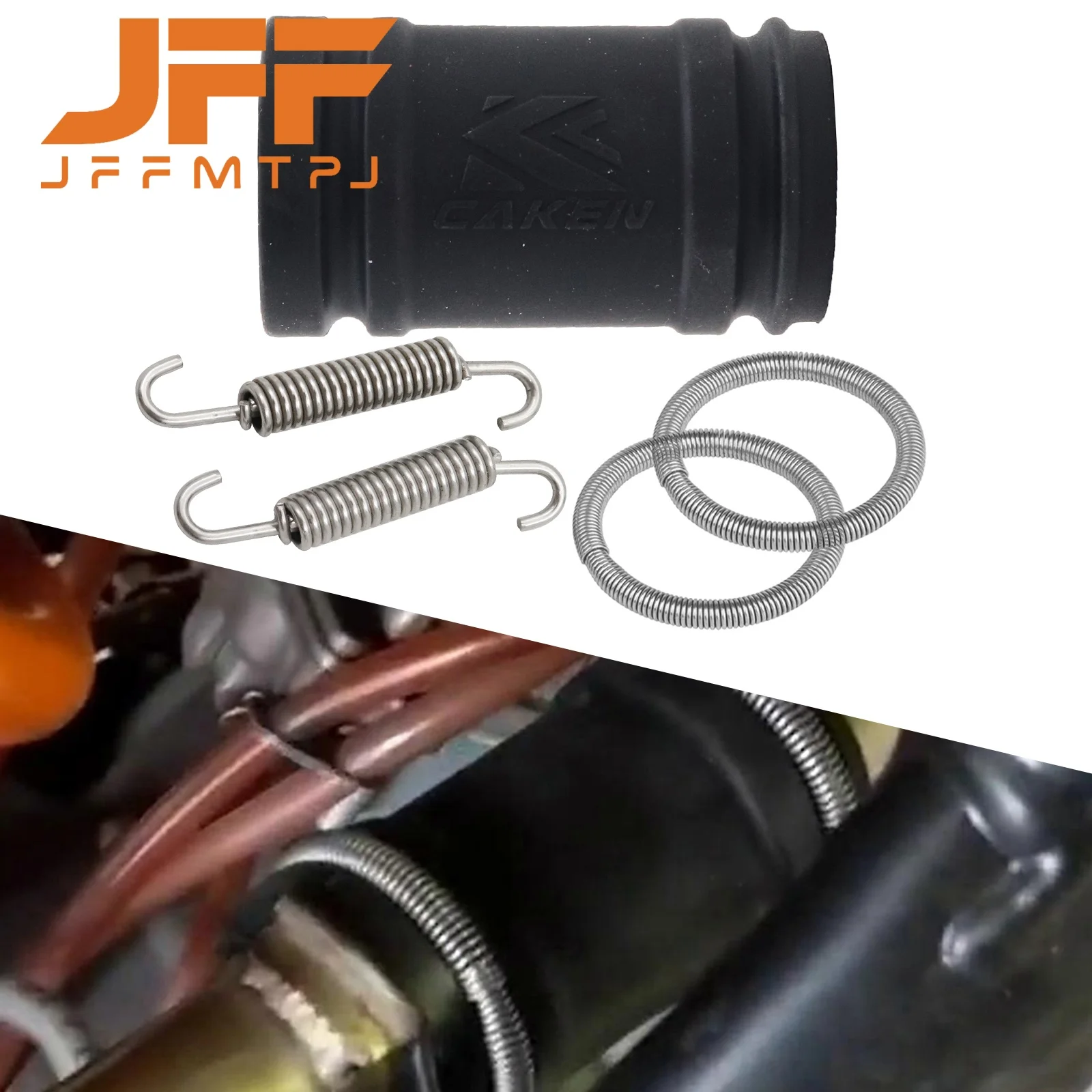 Motorcycle Exhaust Pipe Tailpipe Seal Sleeve Ring Spring Coupling For KTM SX XC EXC XCW 250CC 300cc EXC250 EXC300 2017-2022 2023