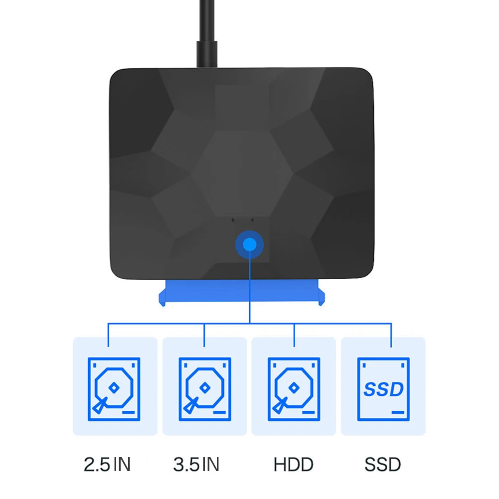 SATA 3 kelt USB 3.0 Kábel Adapter átalakító 2.5/3.5 hüvelykes Bejáró Merevlemez SSD Adapter számára Üvegezés 7/8/10/11 Kemény Autózás disc átalakító