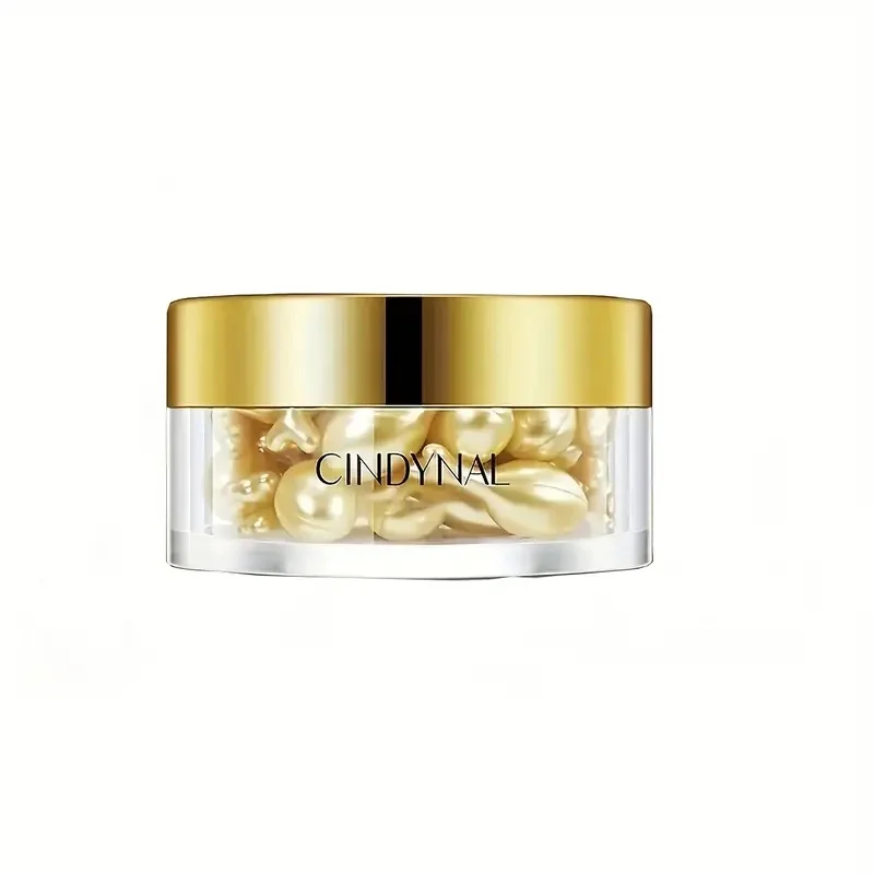 Cápsulas de Esencia Facial Hidratante, Cuidado de la Piel "Cápsulas Doradas", Fácil Absorción, Ilumina la Piel Retiene la esencia de alta actividad, reduce con precisión las arrugas y nutre la piel para un aspecto flexible e hidratado. Llévalo contigo en 