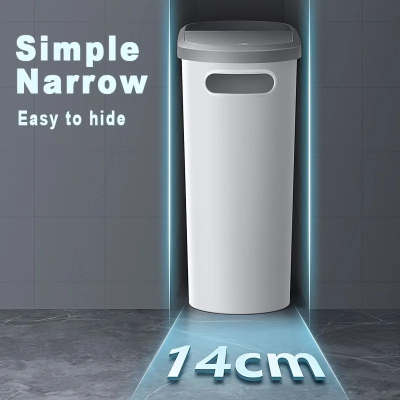 1–2 Pack Small Bathroom Trash Can 5