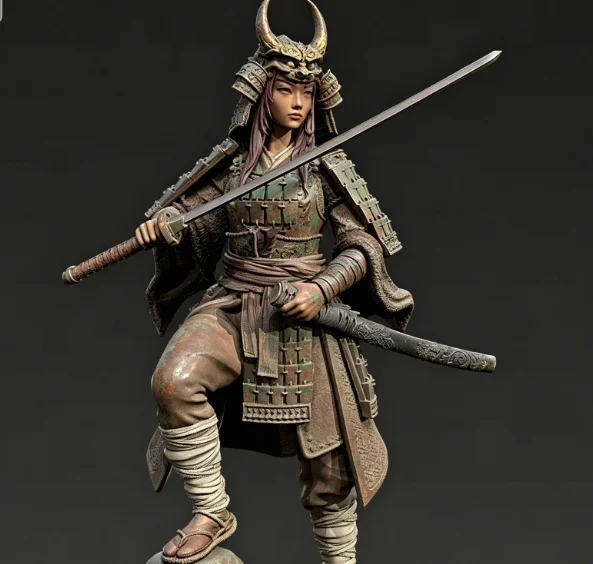 Overall heights 38mm 50mm 75mm Resin soldier kits Need to self draw and assemble（3D Printing ）TD-7906/3D