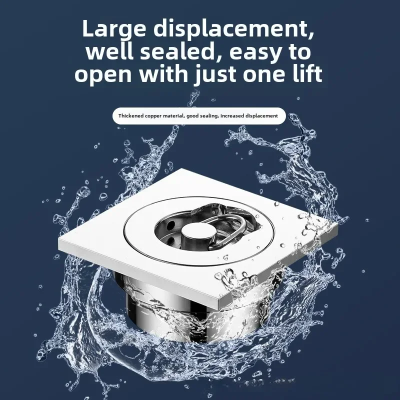 Odpływ do miski na ryby Odpływ do basenu Pokrywa odpływu podłogowego Odpływ prysznicowy przeciw wypadaniu włosów Zatyczka do kąpieli Akcesoria łazienkowe