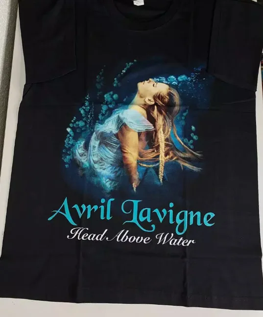 Head Above Water Avril Lavigne Black T-Shirt Cotton Full Size