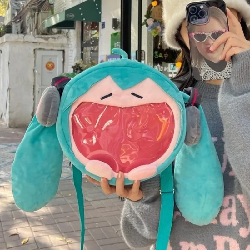 حقيبة كتف هاتسون ميكو حقيبة ظهر لطيفة للفتيات على شكل رسوم كرتونية كاواي حقيبة ظهر للطلاب لعبة هدية #1