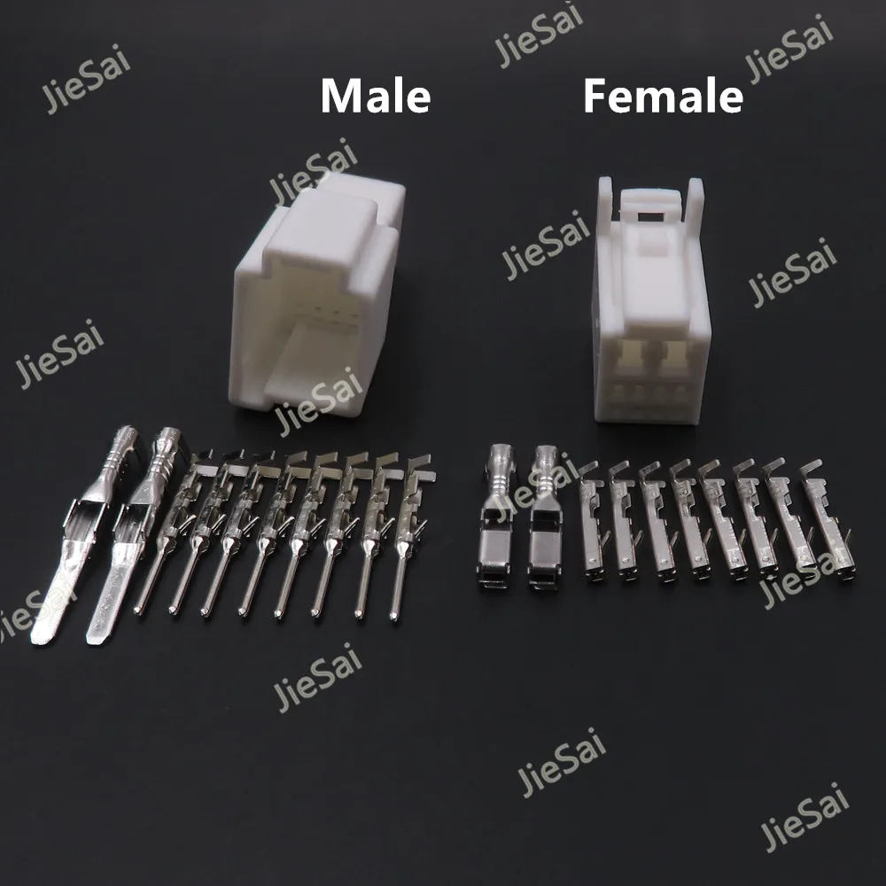 10 Pin Automobile Composite Connector Car Male Plug Female Wire Socket 90980-12328 7283-4956 Auto Accessories