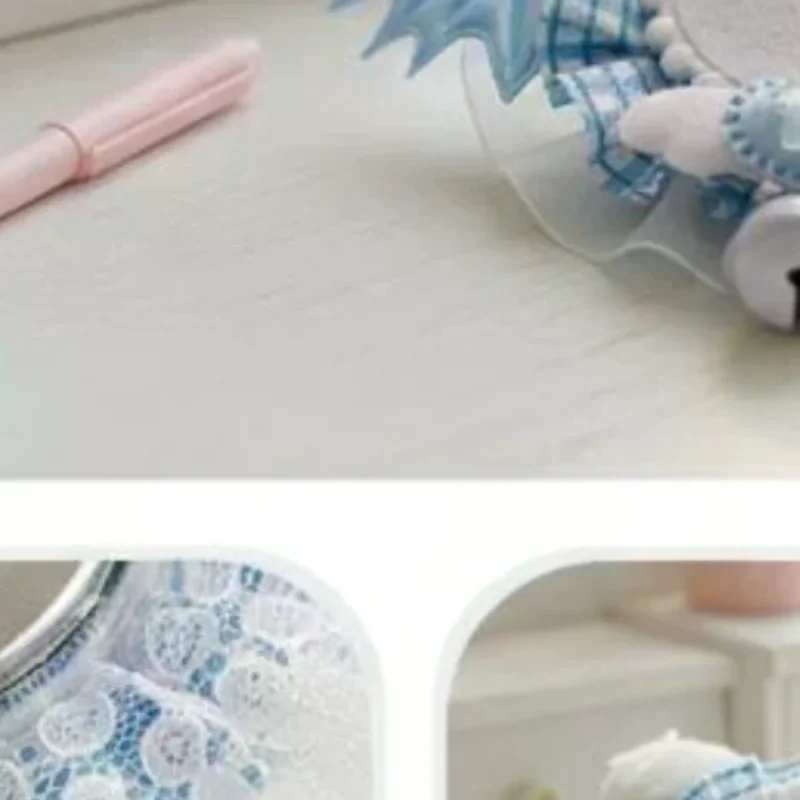 DIY Handcrafted Lace Anime Badge Holder Badge Base Itabag Pins Photo Display Bracket Ribbon Decoration For Ita Bag Ornament