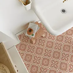 Flora Moroccan Tile Peel and Stick Backsplash, 7.87
