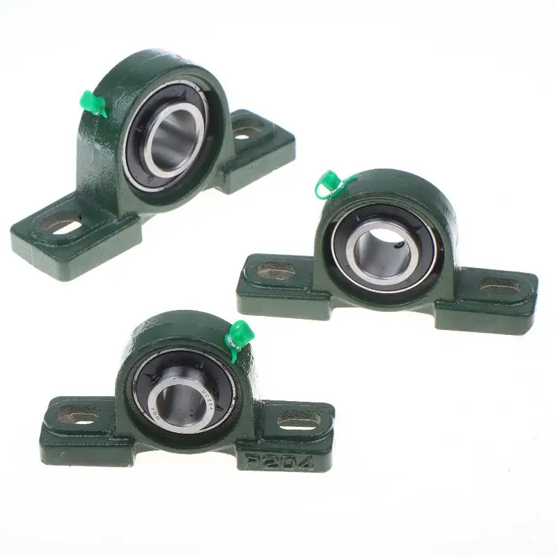 Two-Bolt Ball Mounted Self-Aligning Pillow Block Bearing Bore Housing for Automotive Manufacturing Lines view 4