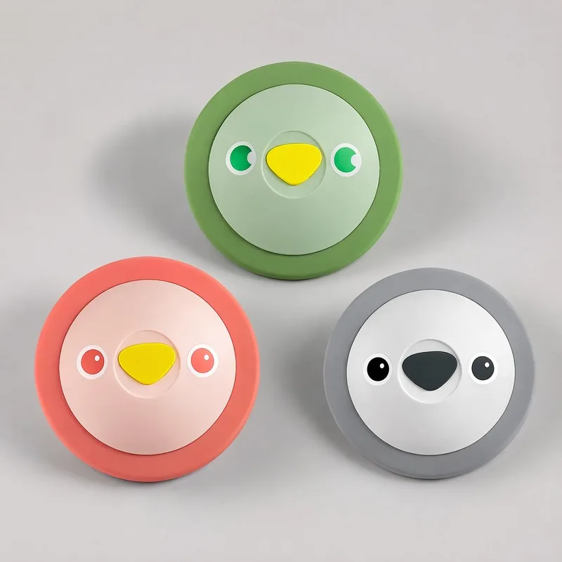 3PCS Random Color Silicone Drain Stopper, Anti-Odor Anti-Insect Sewer Seal Cover for Kitchen Bathroom Laundry