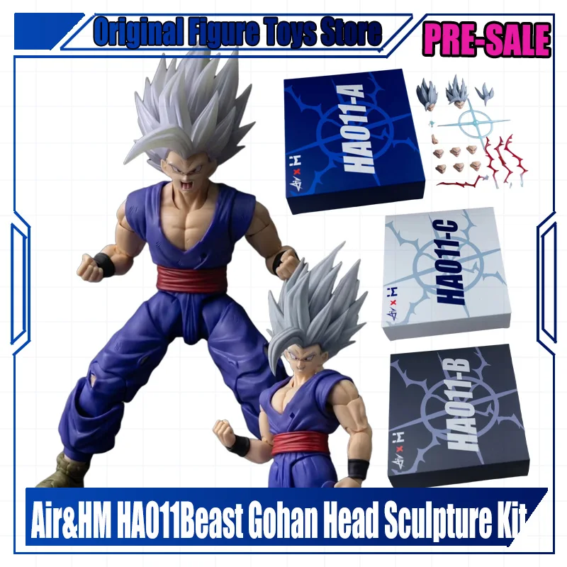 

Коллекционная фигурка Air&HM HA011 Dragon Ball Beast Gohan CUSTOM: скульптура головы, модель для сборки, аниме-фигурка SHF, игрушка DBZ