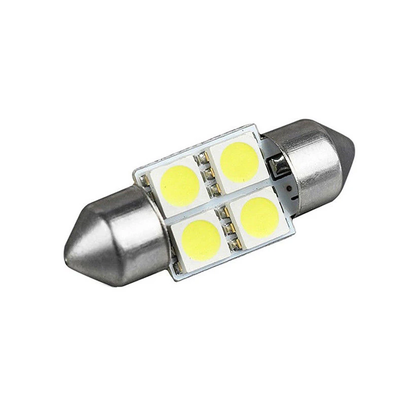 

Useful New Pratical High Quality Hot Interior light 6000K Brake Bulbs Dome Lamp License Plate Set T10 12V 31&41mm