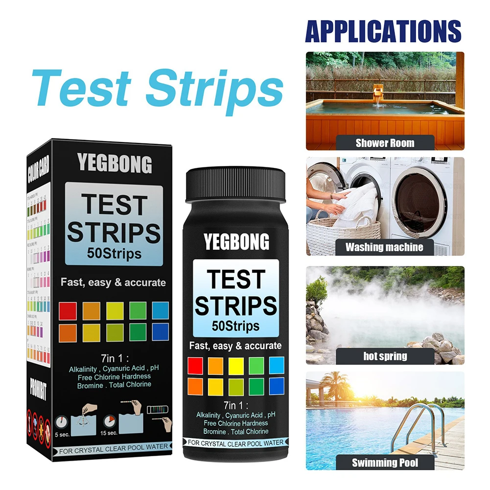 100Pcs 7 In Water Strips Kit F - Aquarium Test Kit recension och pris