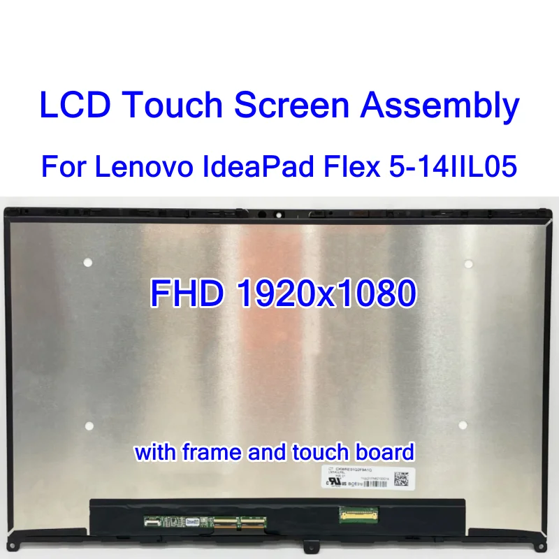 

For Lenovo Ideapad Flex 5 14IIL05 5-14ITL05 5-14ARE05 5-14ALC05 Laptop LCD Screen Display Panel Touch Digitizer Assembly 5-14