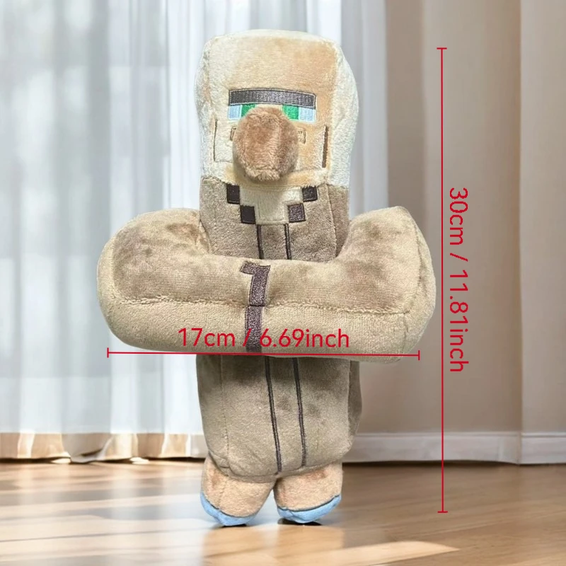 دمية قروية للأطفال من القطيفة، دمية حيوانات محشوة ناعمة هدية للأطفال