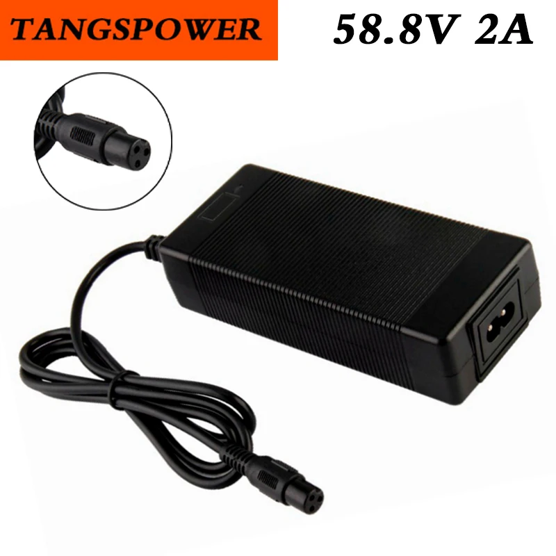 

58.8V 2A Li-ion Battery Charger 14S 52V 2A Charger Lithium Battery pack Chargers Fast Chargeing