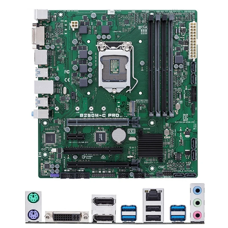 

Для материнской платы Intel B250 B250M-C PRO, использованная оригинальная материнская плата LGA1151 LGA 1151 DDR4 64 ГБ USB2.0 USB3.0 SATA3 для настольных ПК