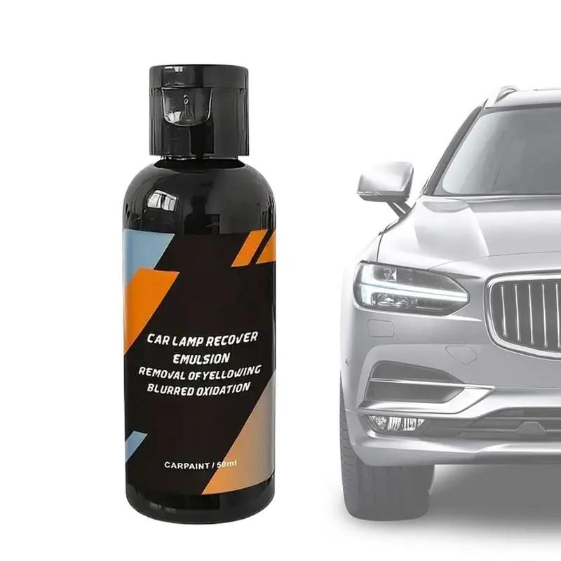 Headlight Polish 50ml Headlight Coating Restoration Agent Renew Yellowed Headlights Electroplating Shine Restorer For Car Trucks