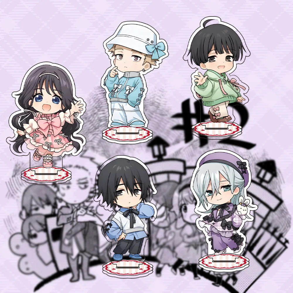 

10cm“The Fragrant Flower Blooms with Dignity” Acrylic Stand keychain Model Plate Desk Decor Cute Standing Sign Collection Gift