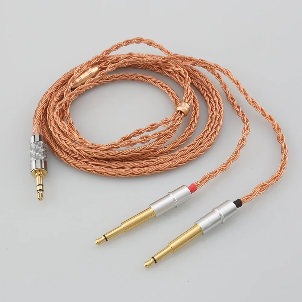 HiFi 2.5mm 4.4mm 3.5mm XLR 6.5mm Balanceado 16 Core 99% 7N OCC Cabo de fone de ouvido para Meze 99 Classics NEO NOIR fone de ouvido