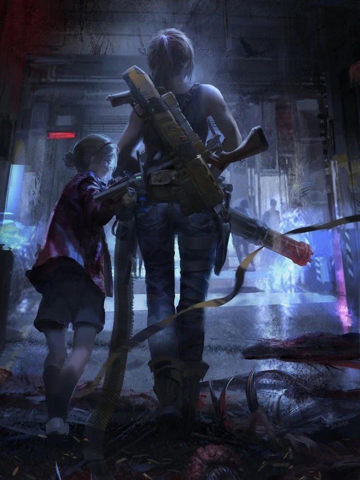 NONE Resident Evil 2 Diamond Painting Multicolor 3