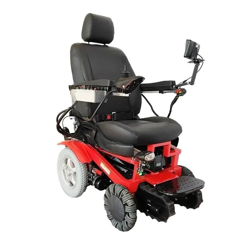 off Road Automatically Climbing Stair Level Electric Handicapped Thickened Lengthen tank Track Undetachable- BZ-Q7