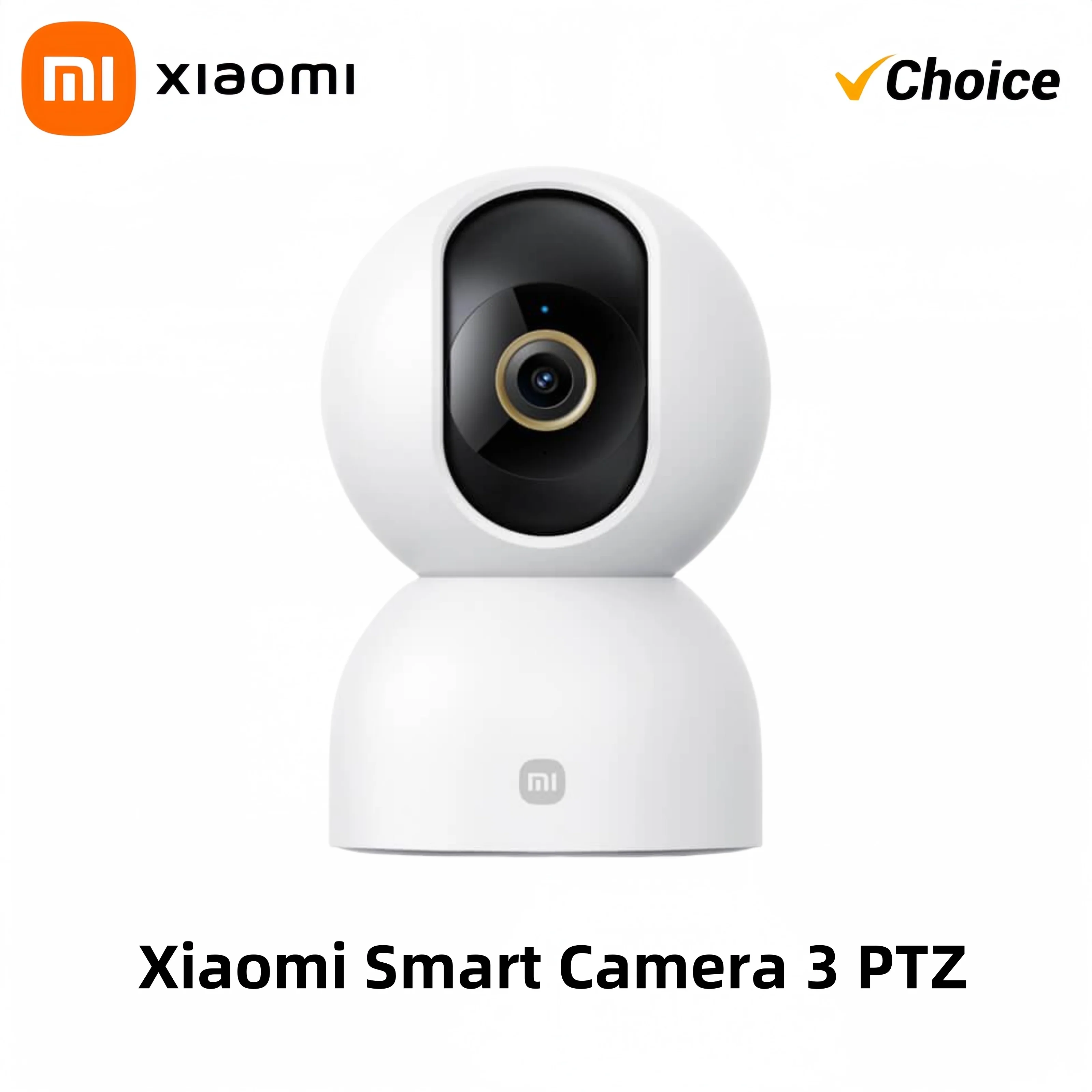 

Xiaomi Smart Camera 3 PTZ Version Smart Home 3K Ultra-Low Light Full Color 5mp 360° Panoramic Wifi Move Tracking Conversation