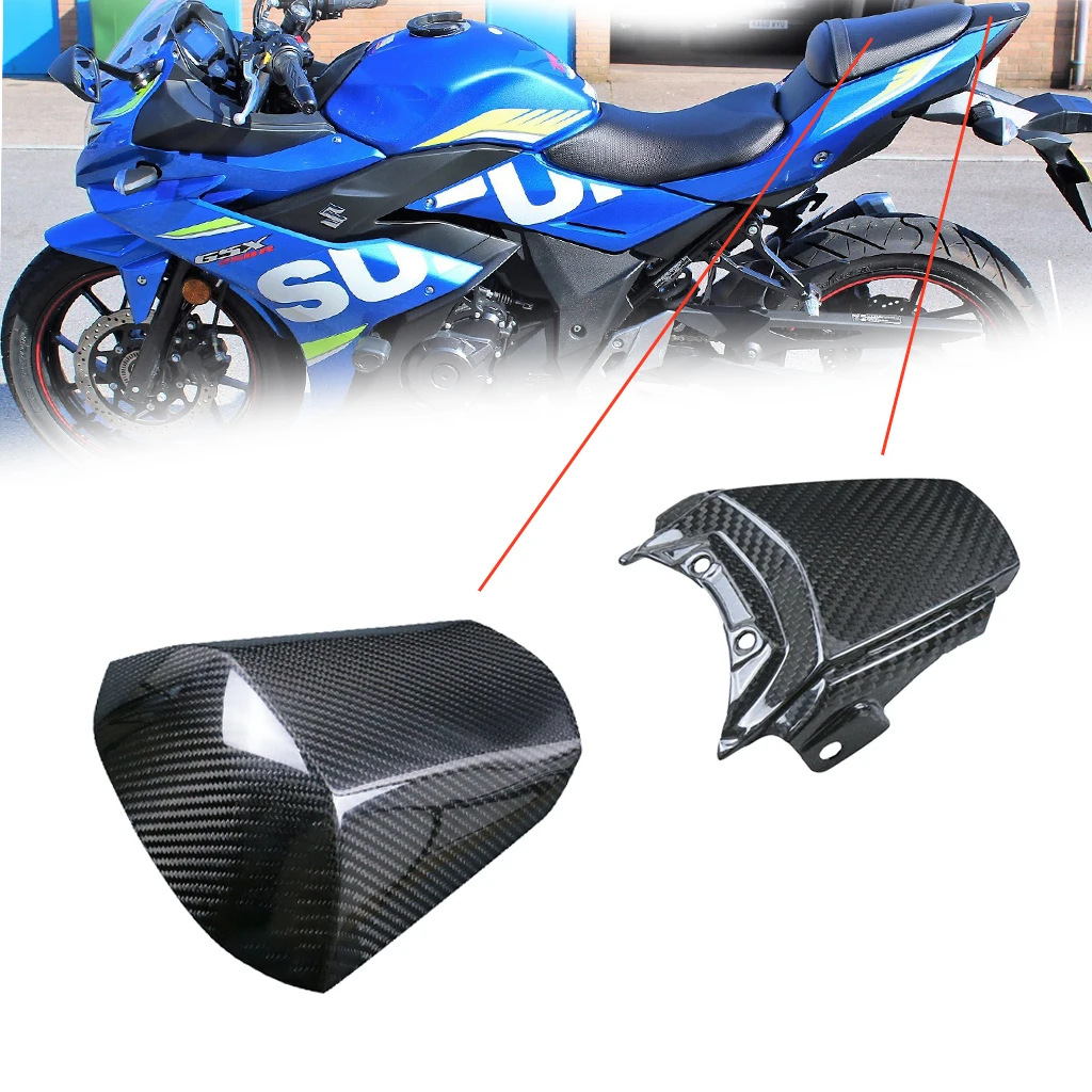 

Motorcycle Accessories 100% Carbon Fiber Tail Rear Seat Fairing Cover Parts Kits For Suzuki GSXR 1000 2017 - 2019 2020 2021