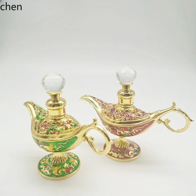 CZ perfume essential oil decant bottle Aladdin magic lamp perfume bottle travel set