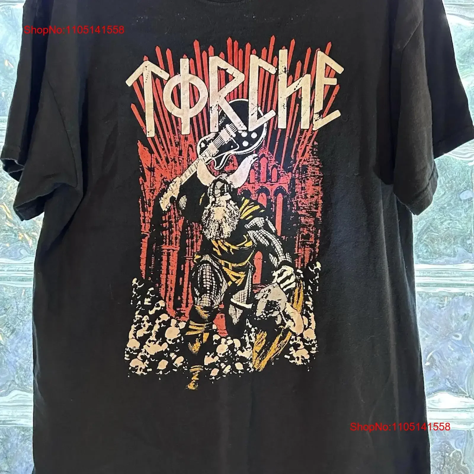 Torche T shirt Sz L Hardcore Stoner Metal Floor Kylesa Sleep Cave In Baroness vintage Washed graphic Comfortable Versatile