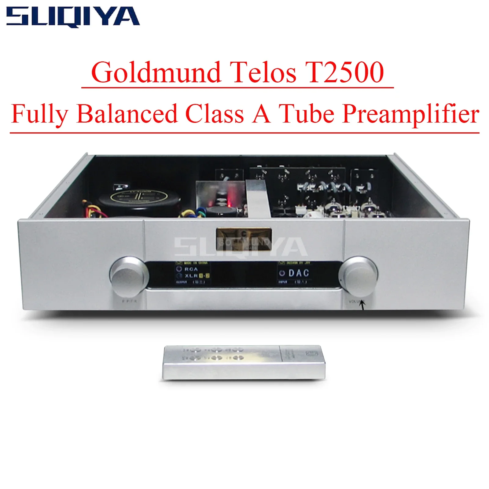 SUQIYA-Goldmund Telos T2500 Fully Balanced Remote Control Fever Hifi Flagship Pure Class A Tube Preamplifier