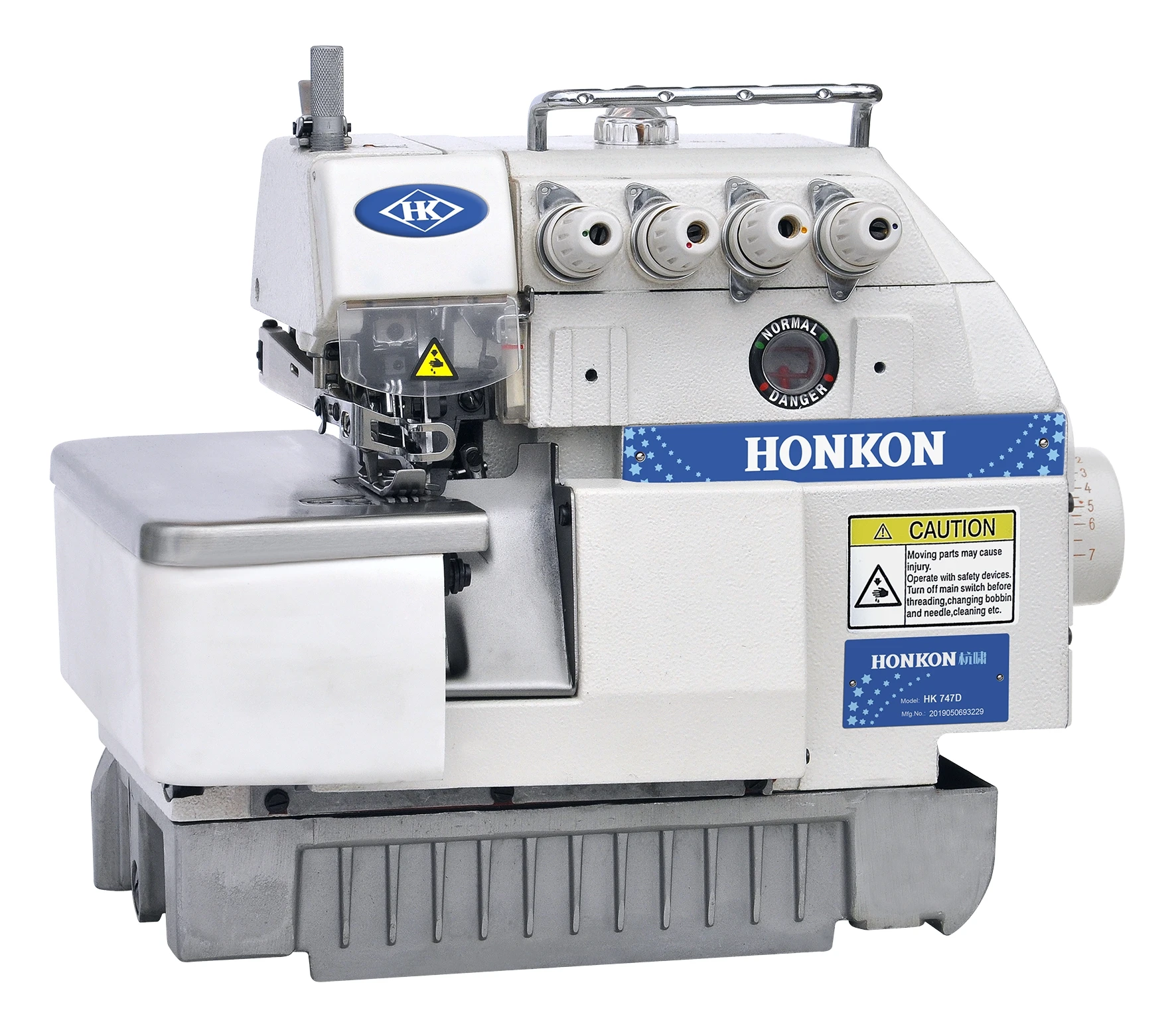 

Hot Sale Overlock Sewing Machine HONKON 747F in Good Quality Machine Sewing