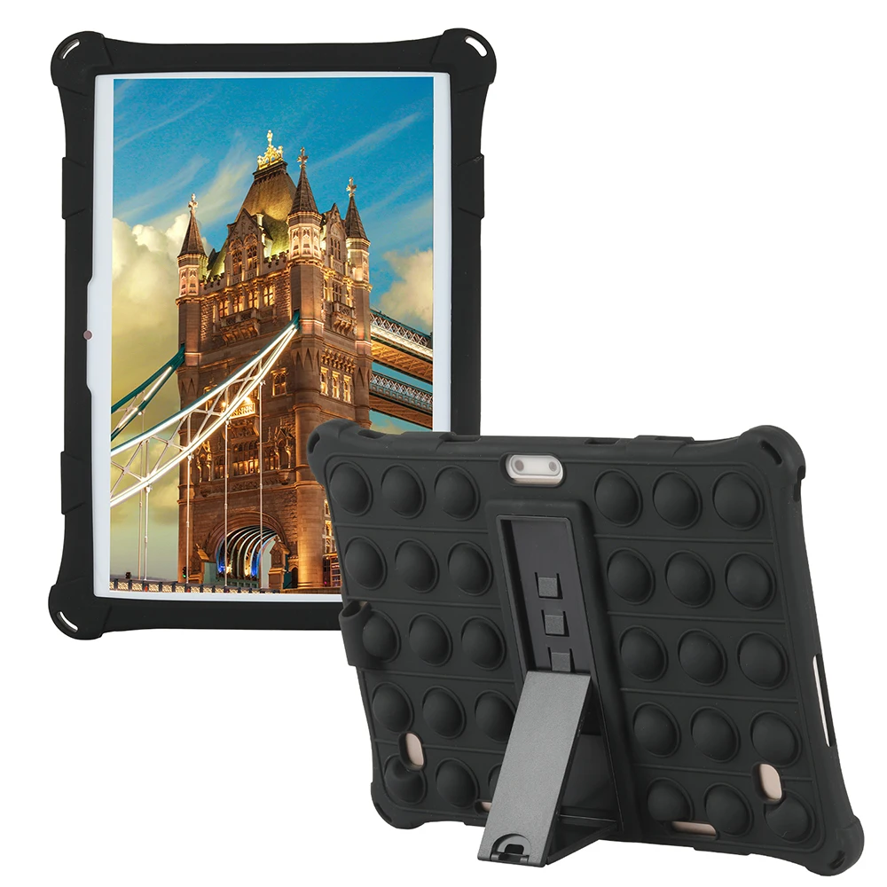 เคสซิลิโคนแบบกันกระแทกสำหรับแท็บเล็ต M10 Ubuntu Edition 10.1 "แบบตั้งได้