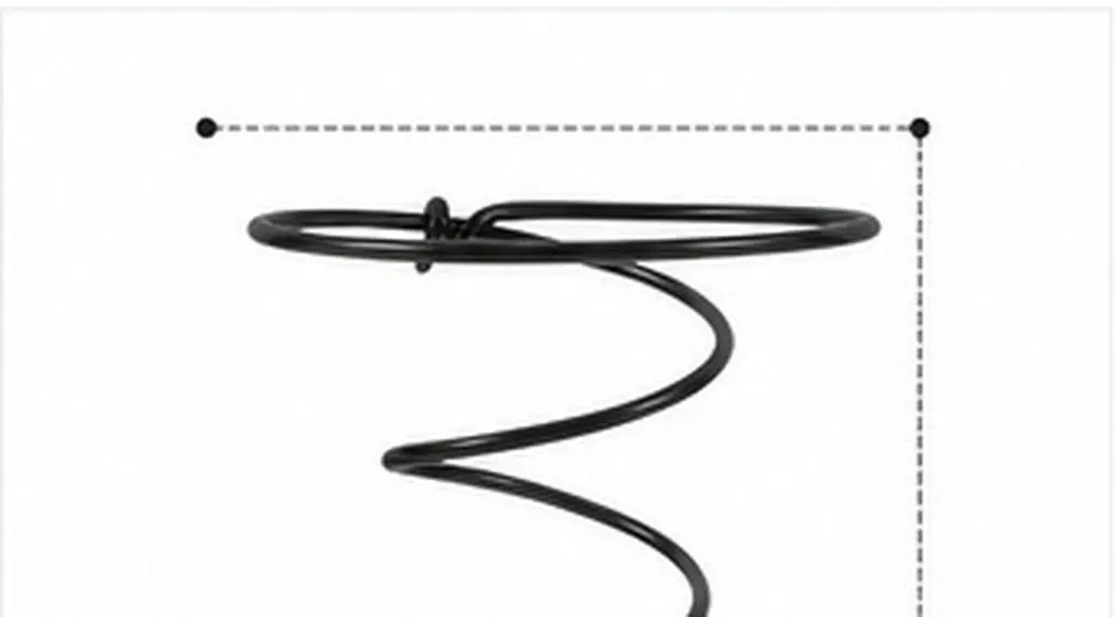 6Pcs Upholstery Springs Double Cone Coil Metal Strong Replacement Pack for Sofa Chair Seat Bed Mattress 3.53mm Wire Diameter