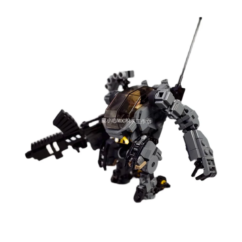 

MOC Mecha Series Small Gray Building Block Robot DIY Model Puzzle Collection Experts Brick Toys Education for Children Xmas Gift