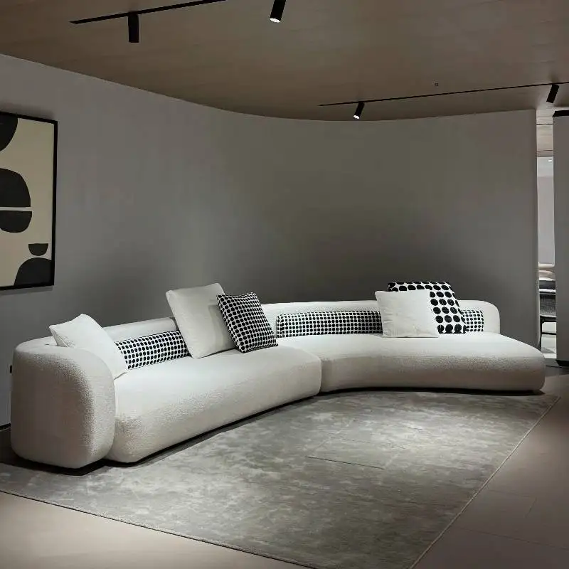 أرائك غرفة المعيشة ذات التصميم المتضخم أرائك غرفة المعيشة الإيطالية الحديثة أثاث المنزل الياباني الحديث Woonkamerbanken #3