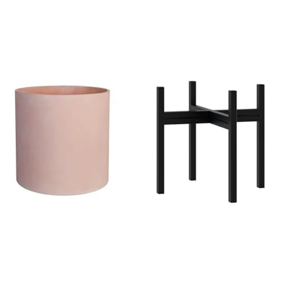

8" Plant Stand and 8" Terracotta Color Pot Bundle