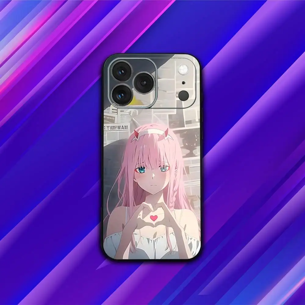 Z-Zero Anime T-Two Phone Case For iPhone 17,16,15,14,13,12,11,Pro,Max,Plus,X,XS,SE4,E,Mini,Soft Black Case