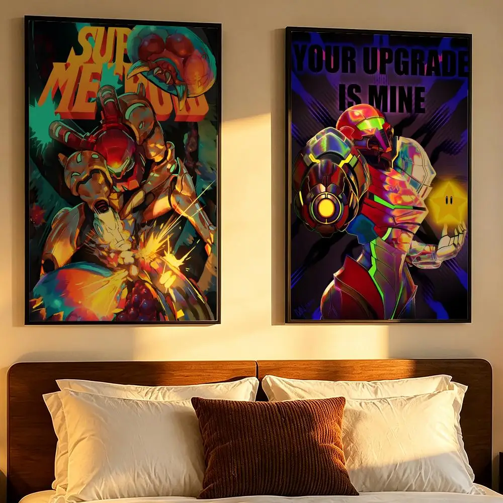 Game M-Metroid P-Prime Poster Decorative Picture Poster Living Room Bedroom Study Office Decor view 3