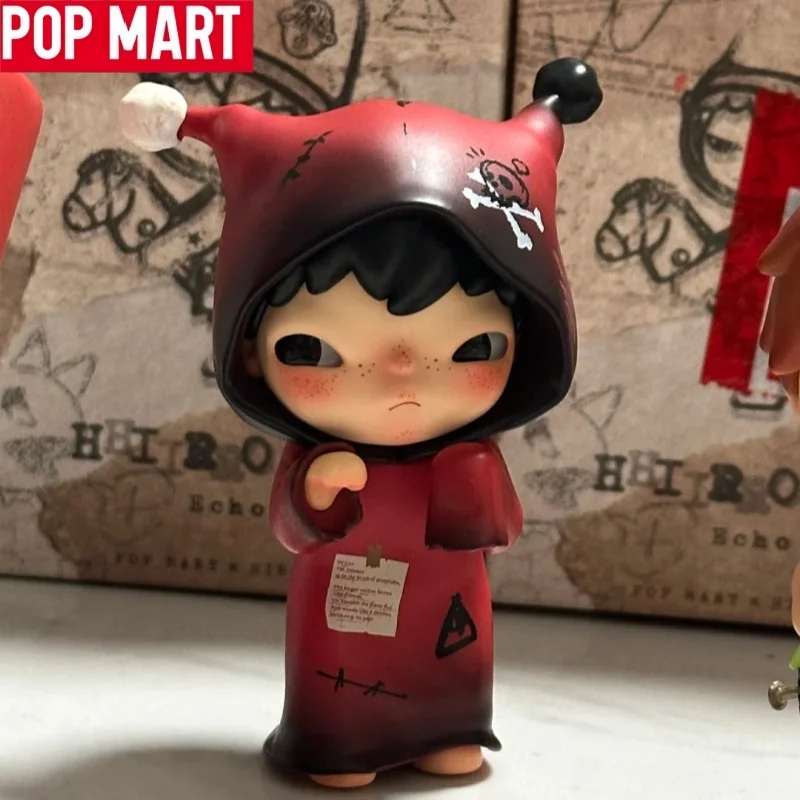 Caja ciega Pop Mart Original, serie Hirono Echo, caja sorpresa misteriosa, bonita muñeca de acción, adorno de escritorio, juguete, regalo de cumpleaños