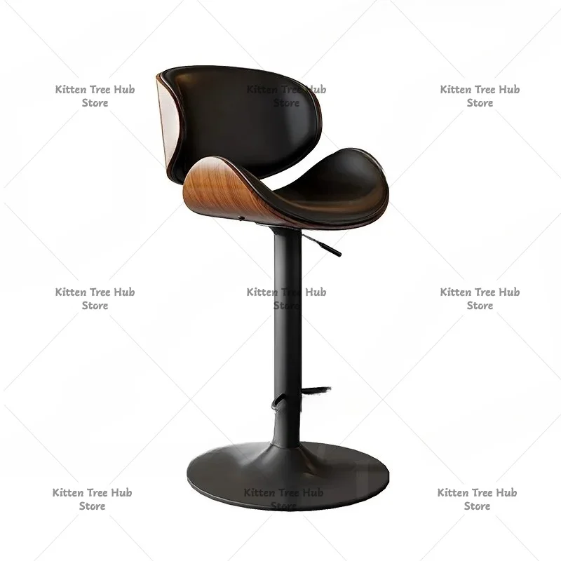 Bar chair lift rotation modern simple backrest bar stool home front desk bar chair fashion high stool