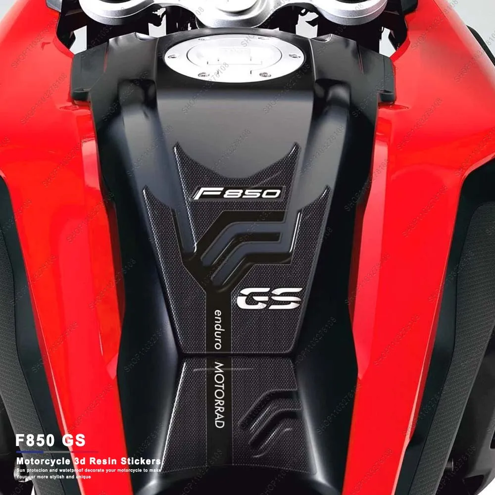 

3D Resin Stickers Motorcycle fuel tank pad Protectors Sticker Waterproof Scratch-Resistant for BMW F850 GS 2018-2020