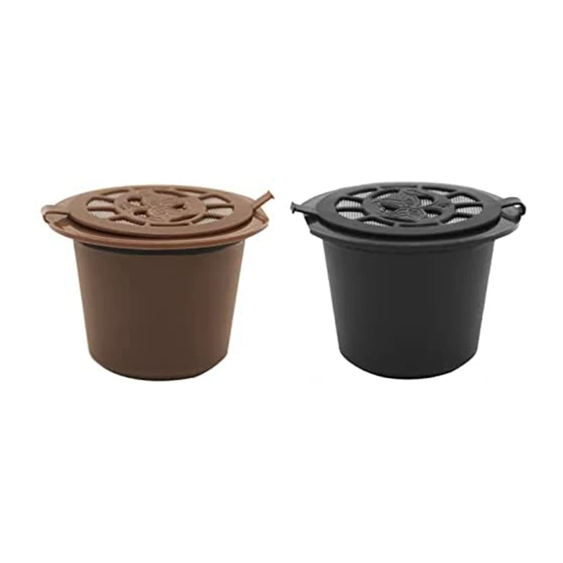 2 Pieces Of For Nespresso Line Coffee Machine Refillable Capsules And Reusable Capsule Cups