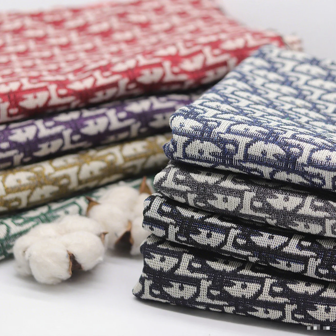 Classic design Non elastic jacquard denim fabric, outerwear, luggage, hat fabric, thick sofa fabric