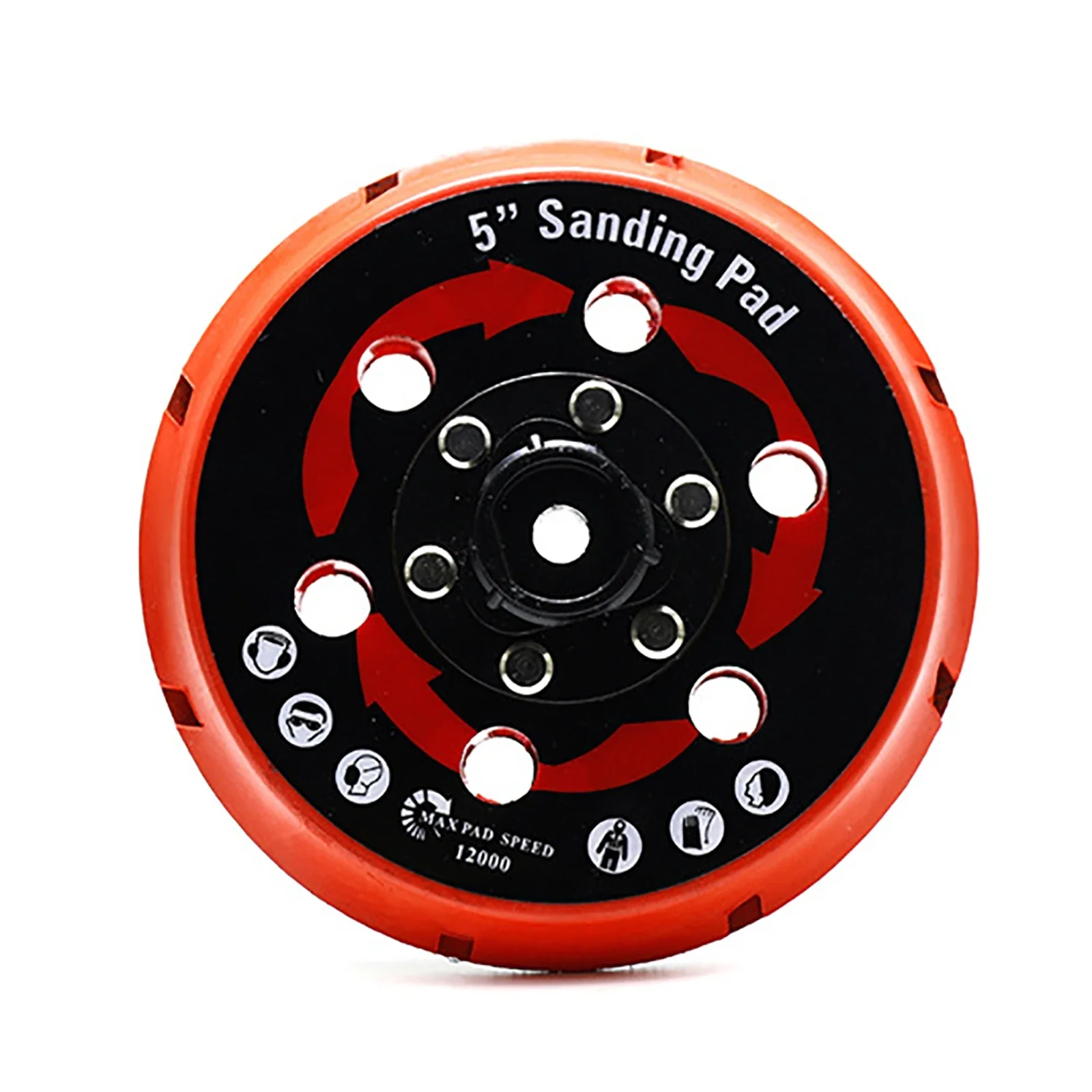 

5 дюймов, 6 дюймов, полировальная опорная пластина, 125 мм, 150 мм, 6 отверстий, резервная шлифовальная пластина, самоклеящаяся задняя пластина для полировки DA