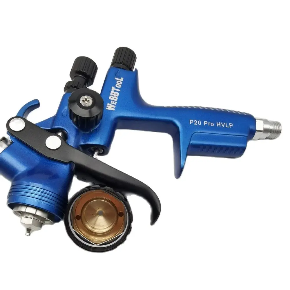 Imagem -04 - Hvlp Pistola de Pintura Profissional P20 Pro Ferramenta de Pulverização de Carro Pistola de ar 13 mm Alta Qualidade