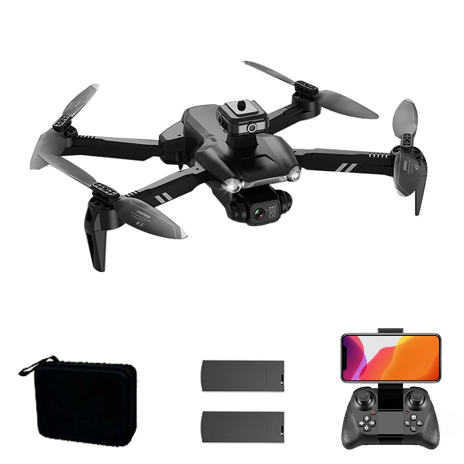 Remote Control Drone with Camera 8K Dual Camera 5GWIFI 360° Obstacle Avoidance Headless Mode Optical Flow Localization Hold Remo