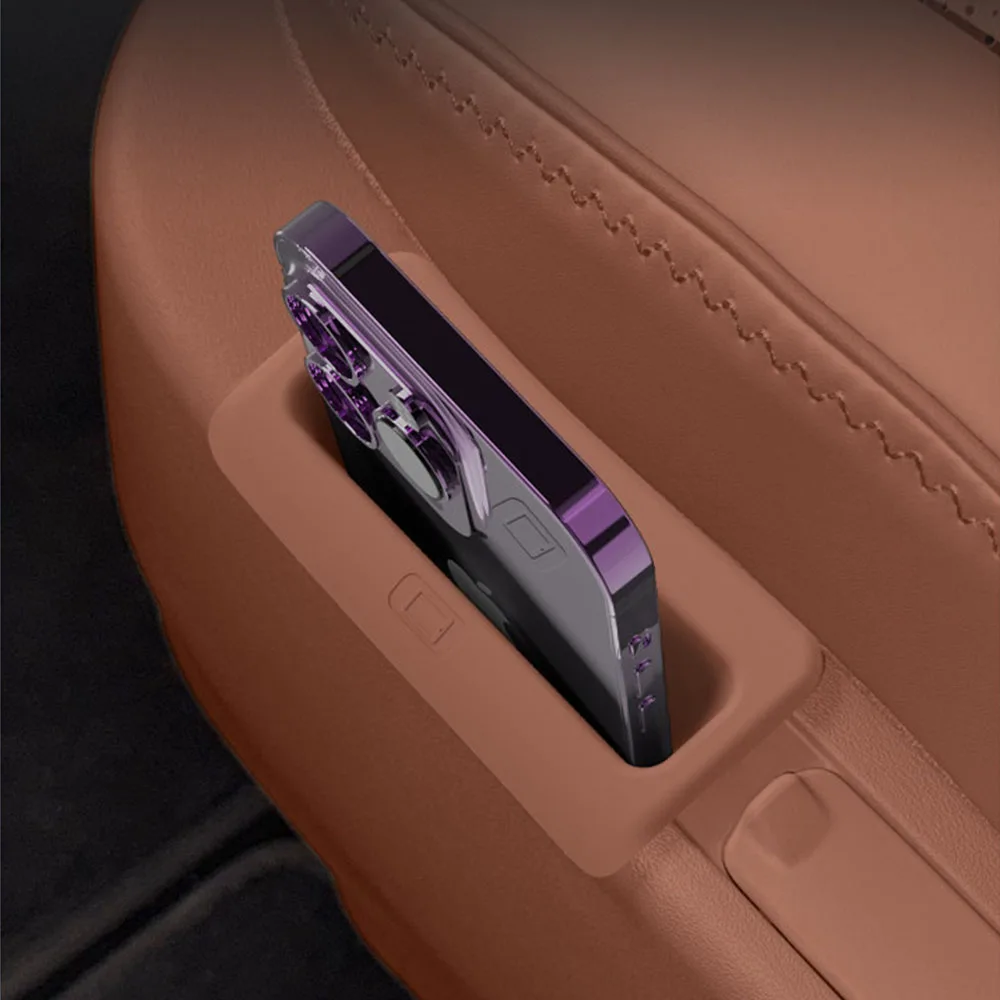 

Подходит для Leapmotor D19: Силиконовый органайзер-вкладыш для телефона в слот сиденья второго ряда, автомобильный аксессуар, цвет оригинального автомобиля