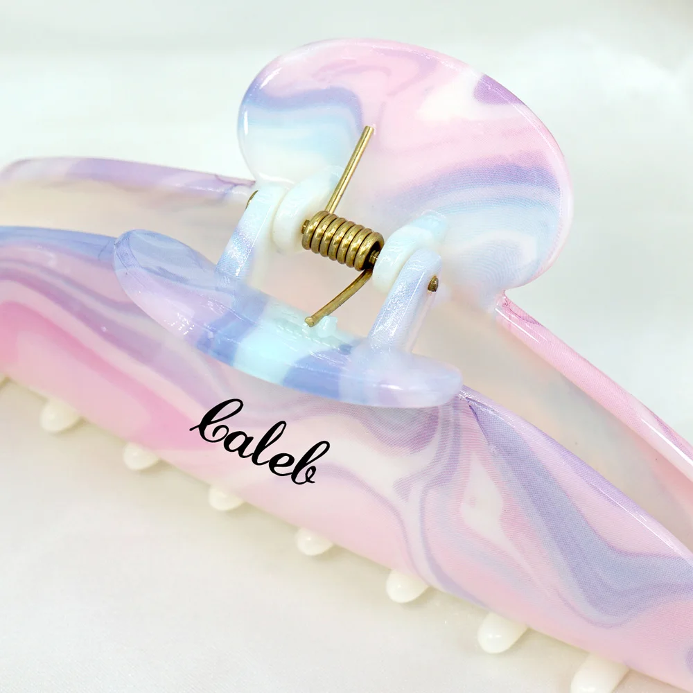 1pc Custom Logo Hair Claw Customizable Name Personalized Clip Custom Hair Claw Bridesmaid Gift Hairclips Hair Accessories