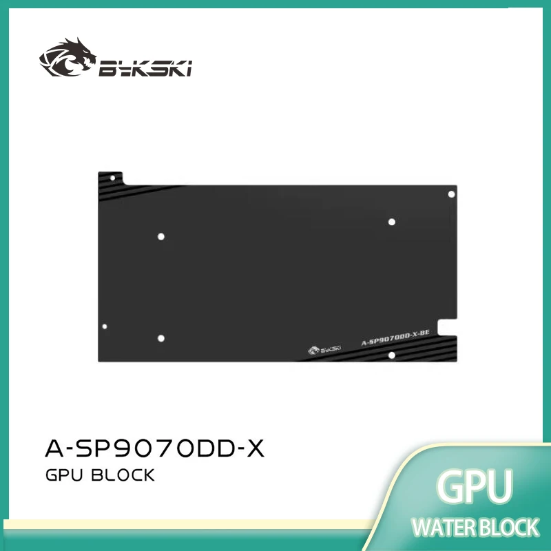 Bykski GPU Block Use for SAPPHIRE RX9070XT NITRO/GAMING OC Video Card Water Cooling /T2 Red Copper Material  A-SP9070DD-X